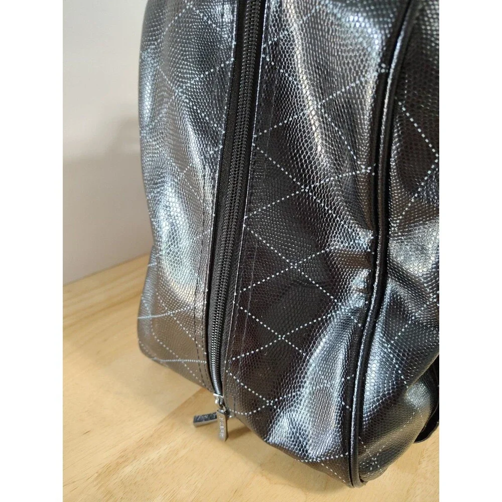 Mary Kay Deluxe Black Consultant Cosmetic Travel Luggage Tote Bag Sales 16
